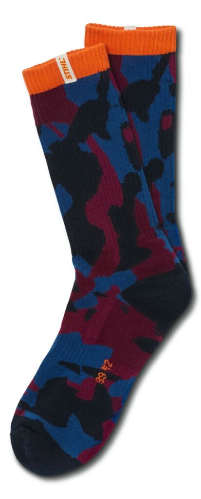 Funktionssocken "CAMOUFLAGE" bl Gr 35-38