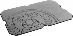 Petromax Haft-Auflage für Kühlbox KX25 grau mit Drachenemblem