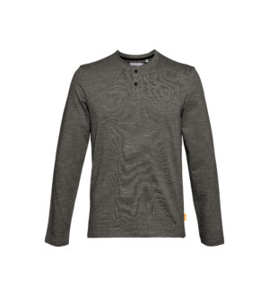 Langarmshirt Gr. M HENLEY Grau