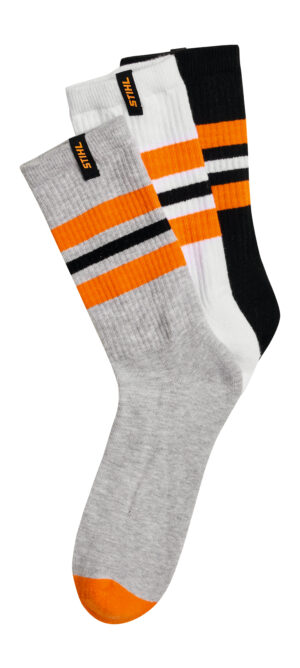 STIHL Socken 3er Set STRIPES Gr. 43-46