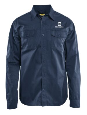 Langarmhemd Twill marine XXXXL