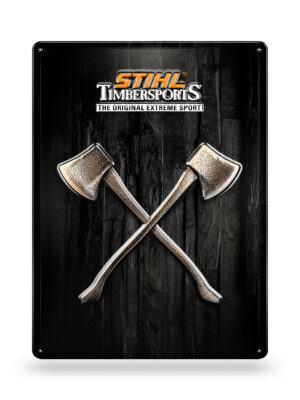 STIHL Blechschild "STS fan"
