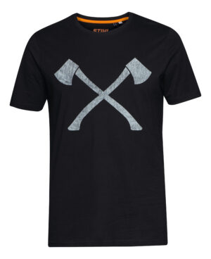STIHL T-Shirt AXE WOOD schwarz Gr M