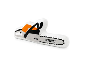 STIHL Kissen in Motorsägenform