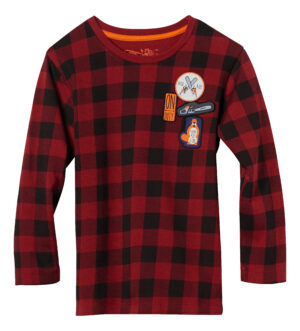 STIHL Langarmshirt 146-152 Girl kariert