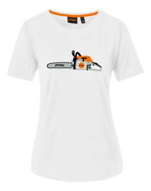 STIHL T-Shirt "Chainsaw" weiß Damen GrXL