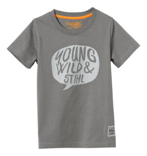 STIHL T-Shirt "young,wild"grau Gr122-128