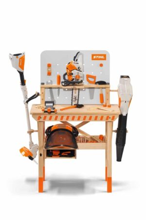 Kinderwerkbank (Holz) inkl. Holzspielzeug und Geräten (SET)